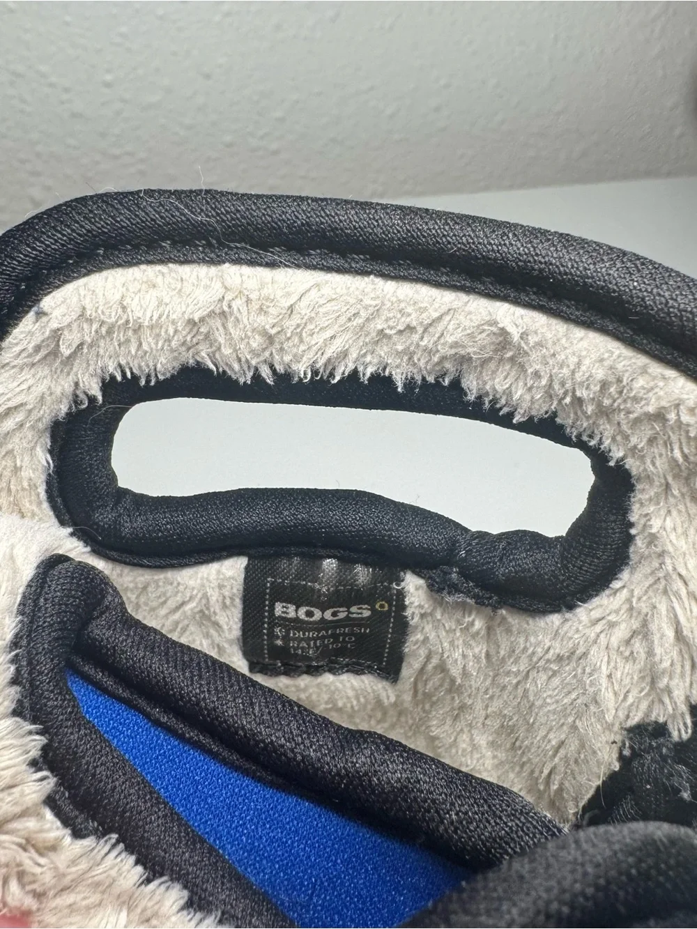 Toddler 5c Bogs Blue & Green Dinosaur Fuzzy-lined Boots